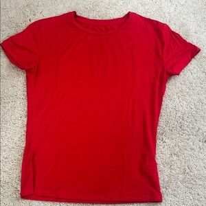 Vibrant Red Short Sleeve Women's Tee